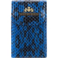 Etui na wizytówki 19-2-151-NN. Niebieskie portfele damskie marki Wittchen, bez wzorów. Za 179,00 zł.