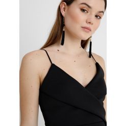 Sukienki: Missguided WRAP DETAIL SKATER DRESS Sukienka letnia black