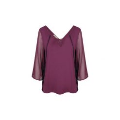 Bluzki Patrizia Pepe 8J0605/A2SV-M299. Fioletowe bluzki damskie Patrizia Pepe, m, bez wzorów, bez kołnierzyka, bez rękawów. Za 199,00 zł.