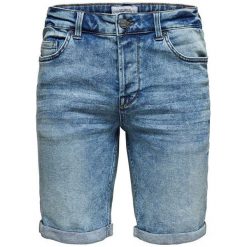 ONLY&SONS Męskie szorty Ply Ld Light Pk 2807 BlueDenim (rozmiar 31). Spodenki i szorty męskie Only&Sons, m, bez wzorów, krótkie. W wyprzedaży za 94,00 zł.