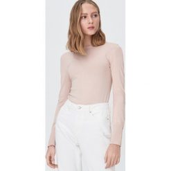 Lekki sweter o dopasowanym kroju - Beżowy. Brązowe swetry damskie Sinsay, s, bez wzorów, bez rękawów, bez kaptura. Za 39,99 zł.