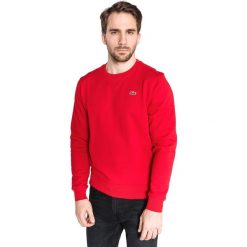 Lacoste Bluza Czerwony. Czerwone bluzy męskie Lacoste, s, bez wzorów, z bawełny, sportowe, bez kołnierzyka, bez rękawów, bez kaptura. Za 421,95 zł.