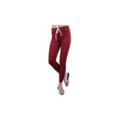 Legginsy i Rajstopy Gymhero Leggins BURGUND-STARS. Czerwone rajstopy damskie marki Gymhero, bez wzorów. Za 169,99 zł.