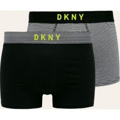 Dkny - Bokserki (2-pack). Czarne bokserki męskie DKNY, z nadrukiem, z elastanu. Za 139,90 zł.