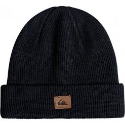 Quiksilver Czapka Zimowa Performed Black. Czarne czapki zimowe męskie Quiksilver, na zimę, sportowe. W wyprzedaży za 59,00 zł.