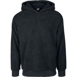 Bluzy męskie: Urban Classics Sherpa Hoody Bluza z kapturem czarny
