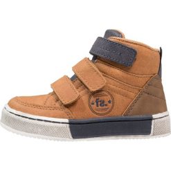 Fullstop. Tenisówki i Trampki wysokie brown. Pomarańczowe trampki dziewczęce marki fullstop., ze skóry ekologicznej. Za 169,00 zł.