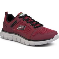 Buty SKECHERS - 232001/BUBK Burgundy/Black. Czerwone buty sportowe męskie Skechers, ze skóry, bez zapięcia, na fitness i siłownię. Za 239,00 zł.