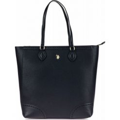 U.S. POLO ASSN. torebka damska Longmont Shopping, czarny. Czarne torebki klasyczne damskie U.S. Polo Assn., bez wzorów, bez dodatków. Za 439,00 zł.