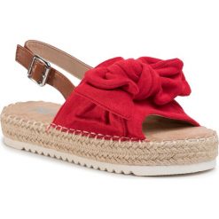 Espadryle XTI - 57141 Red. Czerwone sandały dziewczęce Xti, ze skóry ekologicznej, bez zapięcia. Za 129,00 zł.
