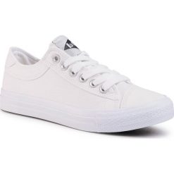 Tenisówki LEE COOPER - LCWL-20-31-014 White. Białe półbuty damskie Lee Cooper, bez wzorów, z gumy, bez obcasa, na płaskiej podeszwie, bez zapięcia. Za 99,00 zł.