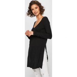 Answear - Bluzka. Szare bluzki damskie ANSWEAR, na co dzień, s, bez wzorów, z bawełny, bez kołnierzyka, bez rękawów. Za 59,90 zł.