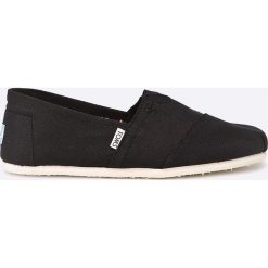 Toms - Espadryle Canvas Classic Alpargata. Czarne espadryle męskie marki Toms, ze skóry. Za 199,90 zł.