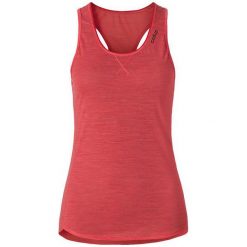 Bluzki sportowe damskie: Odlo Koszulka damska Singlet crew neck Revolution Light pomarańczowa r. S