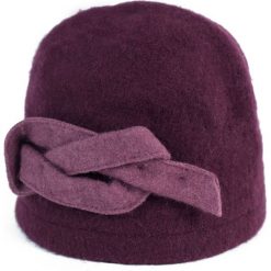 Czapka damska Infinity fioletowa (cz15377). Brązowe czapki zimowe damskie marki Art of Polo. Za 56,30 zł.