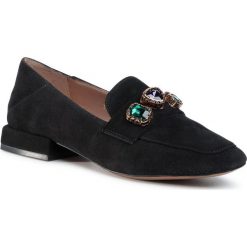 Lordsy BRUNO PREMI - Camoscio Stone BZ4504X Nero/Viola Verde. Czarne półbuty damskie Bruno Premi, ze skóry, bez obcasa, na obcasie. W wyprzedaży za 409,00 zł.