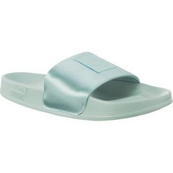 Niebieskie Klapki Puma LEADCAT. Niebieskie klapki damskie Molly.pl, bez wzorów, z satyny, bez obcasa. Za 159,00 zł.