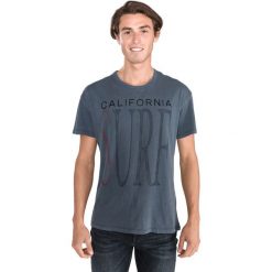 Jack & Jones Daxton Koszulka Niebieski Szary. Szare podkoszulki męskie Jack & Jones, s, z nadrukiem, z bawełny, bez kołnierzyka, z krótkim rękawem, krótkie. Za 88,95 zł.