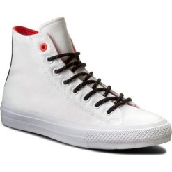 Trampki CONVERSE - Ctas II Hi 153534C White/Lava/Gum. Czarne trampki męskie marki Converse, z materiału. W wyprzedaży za 259,00 zł.