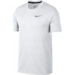 T-shirty męskie: Nike Koszulka męska Breathe Run Top T-shirt biała r. S (904634 100)