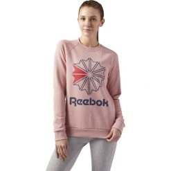 Bluza Reebok W Startcrest Crewneck (CY4715). Szare bluzy damskie Reebok, bez wzorów, z bawełny, bez rękawów, bez kaptura. Za 125,99 zł.