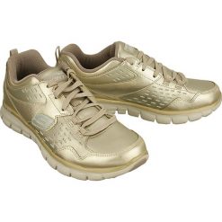 SKECHERS 11966/GLD gold, półbuty sportowe damskie. Buty sportowe damskie Skechers, bez wzorów, sportowe. Za 299,90 zł.