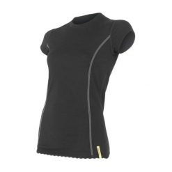 Sensor Koszulka Termoaktywna Merino Wool Active W Black S. Czarne bluzki sportowe damskie marki Sensor, s, z materiału, z krótkim rękawem. Za 195,00 zł.