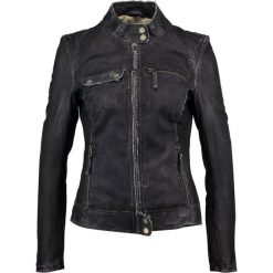 Freaky Nation KISS ME Kurtka skórzana denim blue. Niebieskie kurtki damskie Freaky Nation, s, bez wzorów, ze skóry. W wyprzedaży za 587,30 zł.
