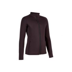 BLUZA DO JAZDY FIGUROWEJ. Czarne bluzy dziewczęce marki OXELO. Za 84,99 zł.