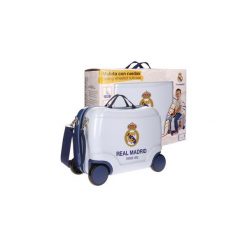 Walizka na kółkach Real Madryt. Szare walizki Joumma Bags, bez wzorów, z kauczuku, biznesowe. Za 235,00 zł.