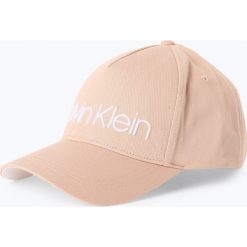 Calvin Klein - Damska czapka z daszkiem, beżowy. Brązowe czapki damskie Calvin Klein, z haftami. Za 159,95 zł.