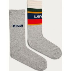 Levi's - Skarpetki (2-pack). Szare skarpetki męskie Levi's®, bez wzorów, z elastanu. Za 49,90 zł.