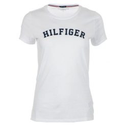Tommy Hilfiger T-Shirt Damski L Biały. Białe bluzki damskie marki TOMMY HILFIGER, l. Za 139,00 zł.