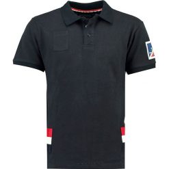 Koszulka polo "Kastar" w kolorze granatowym. Niebieskie koszulki męskie Stone Goose, m, w paski, z bawełny, bez rękawów. W wyprzedaży za 98,95 zł.