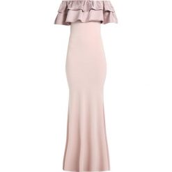 Długie sukienki: Silver Bloom BANDEAU FRILL FRONT DRESS Długa sukienka dusky violet