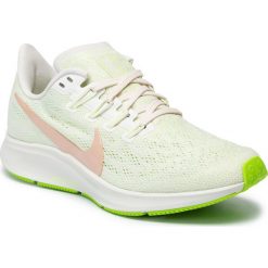 Buty NIKE - Air Zoom Pegasus 36 AQ2210 002 Phantom/Bio Beige/Barely Volt. Zielone buty sportowe damskie Nike, bez wzorów, ze skóry ekologicznej, sportowe, do biegania, nike zoom. W wyprzedaży za 349,00 zł.