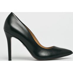 Solo Femme - Szpilki. Szare szpilki Solo Femme, z materiału. W wyprzedaży za 279,90 zł.