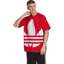 Adidas Originals Big Trefoil Koszulka Czerwony. Czerwone koszulki męskie adidas Originals, s, z nadrukiem, z bawełny, bez kołnierzyka, z krótkim rękawem, krótkie. Za 154,95 zł.