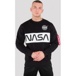 Bluza Alpha Industries NASA 178308-03. Czarne bluzy męskie Alpha Industries, xl, bez wzorów, bez kołnierzyka, bez rękawów, bez kaptura. Za 247,99 zł.