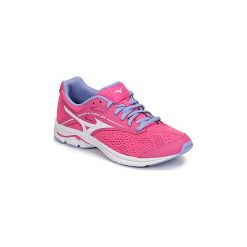 Buty do biegania Dziecko Mizuno WAVE RIDER 23 JR. Białe buty chłopięce sportowe Mizuno, bez zapięcia, mizuno wave. Za 289,00 zł.