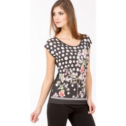 T-shirty damskie: T-shirt w grochy