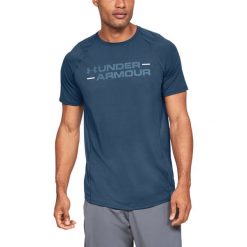 Under Armour MK-1 Koszulka Niebieski. Niebieskie podkoszulki męskie Under Armour, xxl, z nadrukiem, z elastanu, z krótkim rękawem. Za 188,95 zł.