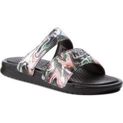 Klapki NIKE - Benassi Duo Ultra Slide 819717 003 Black/Black. Szare klapki damskie marki Nike, nike zoom. W wyprzedaży za 159,00 zł.