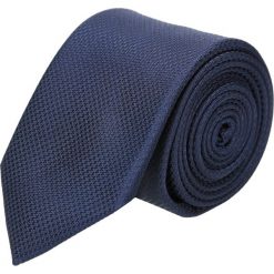 Krawaty męskie: krawat platinum granatowy classic 239