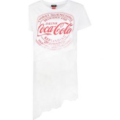 Pinko Bluzka "Coca-Cola Basilico". Bluzki damskie Pinko, na co dzień, z nadrukiem, z tkaniny, z okrągłym kołnierzem, bez rękawów. Za 299,00 zł.