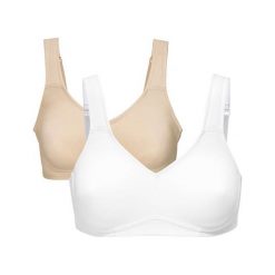 Cellbes Biustonosz 2 Pack beżowy biały female beżowy/biały 75B. Brązowe biustonosze Cellbes, bez wzorów. Za 159,00 zł.