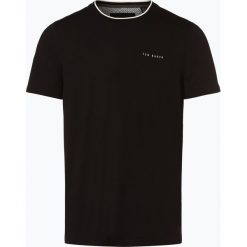 Ted Baker - T-shirt męski, czarny. Czarne t-shirty męskie Ted Baker, xl, z napisami, z kontrastowym kołnierzykiem. Za 229,95 zł.