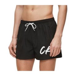 Calvin Klein Męskie szorty Short Drawstring sznurek KM0KM00442-BEH Pvh Black (Wielkość XL). Czarne kąpielówki męskie Calvin Klein, xl, bez wzorów, z materiału. W wyprzedaży za 187,00 zł.