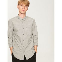 Koszula regular fit - Szary. Białe koszule męskie marki Reserved, l. Za 159,99 zł.