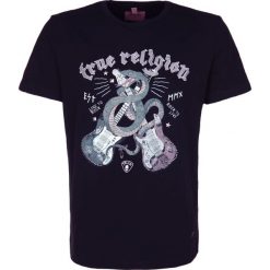 Koszulki polo: True Religion SNAKE GUITAR Tshirt z nadrukiem black